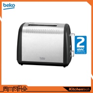Beko TAM7211B 2 Slices Toaster with 7 Browning Level | Defrost Function | 900W