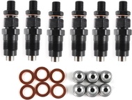 6Pcs Diesel Fuel Injectors Compatible For Nissan Patrol GU Y61 TD42 TD42T Engine Parts