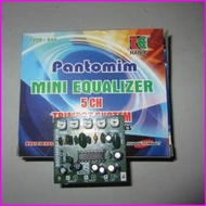 kit audio equalizer mini 5 channel mono type 644 trimpot rakitan ampli