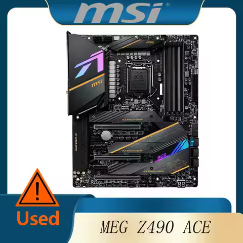 MSI Motherboard MEG Z490 Ace Gaming Motherboar with Intel Z490 Chipset LGA 1200 Socket Support 10th 