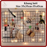 Steel Mesh Frame Decorative Umbrella 4.5cm – Size 35x35 / 35x45cm Anti-Rust Decorative