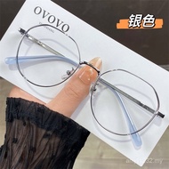 Glasses [1.4,000 People Praise] Anti-Blue Radiation Myopia Female with Degree Eyes Astigmatism Plain