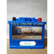 CWORKS DIN45L (55066) MAINTENANCE FREE BATTERY