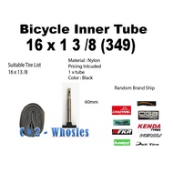 Co2 Inner Tube – 16 x 1 3/8 (349, Presta, Ready Stock)