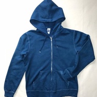 藍染 deep blue mind Hoodie Aizome Indigo dyed JAPANBLUE 手染