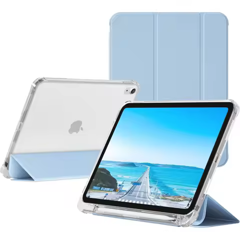 For iPad 5 6 7 8 9 10 11 A16 A17 Pro M2 M3 Air Pro mini 7.9 8.3 9.7 Magnetic Flip Smart Cover Soft S