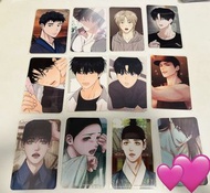 BL韓漫小卡隨機卡/訪問卡/ AR卡（敗類、和平之上、 CHECKMATE將殺、愛慾、易地思之、日昇之屋、使用後不予退貨（暫譯）、香味的界線、鬼夜曲、PAYBACK、梨花綻放的愛戀、Driver's 