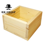 [New] Pine Wood Storage Box/Wood Storage Box/Kotak Kayu Pine 2026