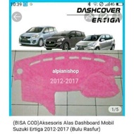 ZR Aksesoris Alas Dashboard Mobil Suzuki Ertiga 2012-2017 Bulu Rasfur