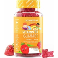 Kids Vitamin D Gummies - 3 Month ply - 400 IU Vitamin D3 - Alternative to Vitamin D3 Tablets & Spray