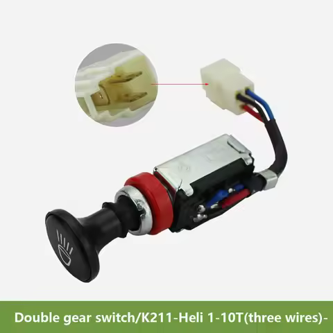 Forklift Accessories Forklift Headlight Switch Headlight Double Gear Switch JK211Y For Heli 1-10T Th