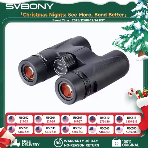Svbony SV202 8X32/8x42/10x42/10X50 ED Binoculars IPX7 Waterproof long range Binoculars BAK4 for Bird