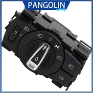 PANGOLIN Headlight Switch Knob Button Assembly Control Panel with Headlight Angle Adjustment for BMW