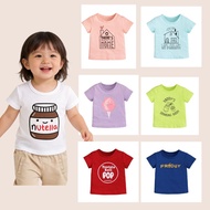 Children Short-Sleeved T-Shirt Mesh Hole Clothes Baby Tops Pure Cotton Sweatshirt EPK D116 12M 18M 2