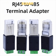 SUSAN RJ45 to RS485 Converter, RJ45 Male Connector  Adapter RJ45 Terminal Adapter, Splitter 2PIN Ter