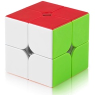 Speed Cube 2x2 Magic Cube Stickerless Puzzle Cube for Kids