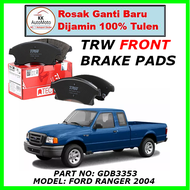 Ford Ranger 2004 TRW Front Brake Pads ( GDB3353 )