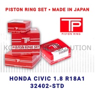 TP Piston Ring Set (Size 32402-STD) Honda Civic SNA 1.8 R18A