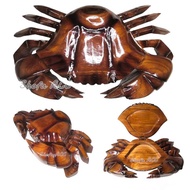 Toples / Asbak Kepiting Kayu Jati Multifungsi