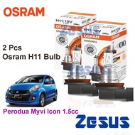 Car Lampu Lamp Mentol  Zesus Bosch Halogen Headlamp Yellowish Bulb H11 12v - Perodua Myvi Icon 1.5CC