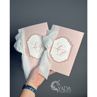 Vows book - Wedding promise card - Model 56