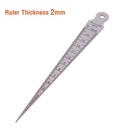 1Pcs Feeler Gauge Taper 1-15mm Steel Taper Gauge Feeler Inner Diameter Ruler Hole MeasuringTool