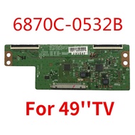 6870C-0532B For 43 49 55 TV Tcon 6870C Logic Board TV Board Placa Tv For Lg T-Con Card 6870C 0532B