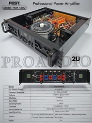 Power Fest HMX4800 Original 4 Channel Amplifier FEST HMX-4800 hmx 4800 Hmx 4800 Class H
