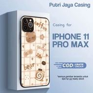 Case hp iphone 11 Pro Max Casing Bear Motifiphone 02 Latest Casing Cute Character Case Cute Casing A