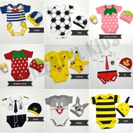 Newborn Baby Jumper Cute Cartoon Character Children's Costume Bee Donald Strawberry