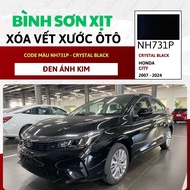 Sơn Xịt Xóa Vết Xước Cho Xe HONDA CITY Màu ĐEN ÁNH KIM code NH731P - CRYSTAL BLACK Chính Hãng OH PAI