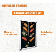 A1 Acrylic Poster Display Frame for Wall Menu - A1 Size