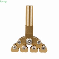 LONNGMY Guitar Presser, Brass Color Brass Fret Press Tool, Premium Fret Repair Tool For Fret Levelin
