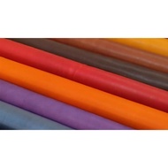 Leather Craft Bundle Combo Veg-Tan Leather "Calf (1.6mm) 3sqft(-+) & Goat (1.0mm) Half Hide 3sqft(-+