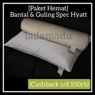 Package 1 Pack Of Spec Hyatt Goose Feather Pillow 50x70+1 Bolster Spec Hyatt 22x92