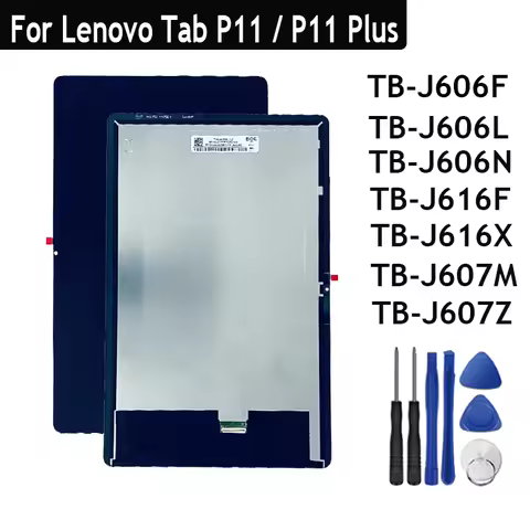 Tablet LCD For Lenovo Tab P11 / P11 Plus TB-J606F TB-J606L TB-J606 TB-J616 TB-J607 LCD Display Touch