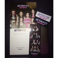 Stayc SO BAD album only, pc photocard Sumin, Yoon Curtains