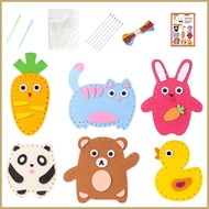 Easy Sewing Kit Doll Sewing Kit for Kid Doll Making Supplies Kid's Sewing Kit for Beginner Kids Girl