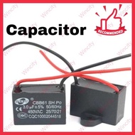 (1UF/1.2UF/1.25UF/1.5UF/1.8UF/2UF/2.5UF/3UF/4UF/4.5UF/5UF/6UF/8UF) fan motor capacitor 440-450VAC