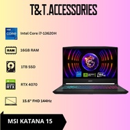 MSI Katana 15 i7-13620H 16GB 1TB RTX4070 15.6" FHD Gaming Laptop