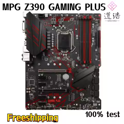 For MSI MPG Z390 GAMING PLUS Motherboard 128GB M.2 HDMI LGA 1151 DDR4 ATX Z390 Mainboard 100% Tested