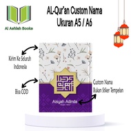 Al-quran Custom/Al Moslem Size A5 A6 There Is Latin Per Word Translation/AS-08/Quran Cover Aesthetic