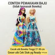 Baju Pesta Boneka Barbi - Dress Party Baju Berbi Mainan Anak Murah