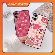 SamSung A06 - A06 5G Phone Case with Cute Lotso Strawberry Bear Print - CASE88.