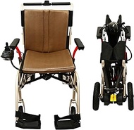 Lightweight for home use Multifunction Fold Intelligent Fully Automatic Disabled Travel Electric Wheelchair Portable Folding Mobility Power Chair Up to 15KM Range
