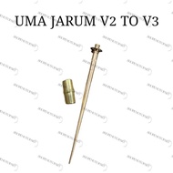 V2 TO V3 CONVERT Uma Racing Slide Needle Jet (Jarum) VR / 4T V2 24MM/ 28MM/ 30MM/ 32MM/ 34MM Carbure