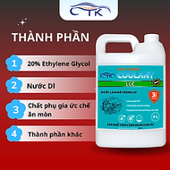 Nước làm mát động cơ màu Xanh LLC Coolant CTK Chính Hãng, Khuyến Nghị Dùng Cho Cả Xe Điện, Dung tích