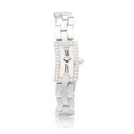 Cartier Ballerine Reference WG40033J, a white gold diamond quartz wristwatch, Circa 2008