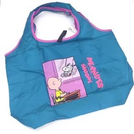 日本 Peanuts Snoopy 史努比 Charlie Brown 便攜 可摺疊 大容量 環保袋 手提袋 收納袋 購物袋 單肩袋  （需訂購）