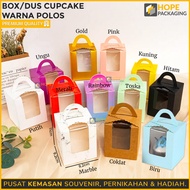 HOPE Single Muffin Box Cupcake Snack Candy Souvenir Box/ Cupcake Box/ Cupcake Box Packaging/ 1 Cupca